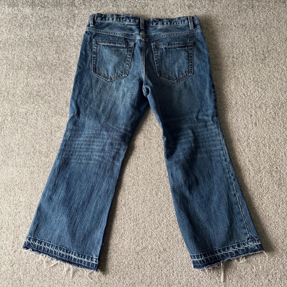 Free People Women's Size 30 Flare High Rise Wide Leg Classic Blue Jeans